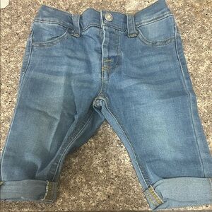 Light Wash Baby/Toddler Denim Rolled Cuff Jeans 7 for all mankind jeans